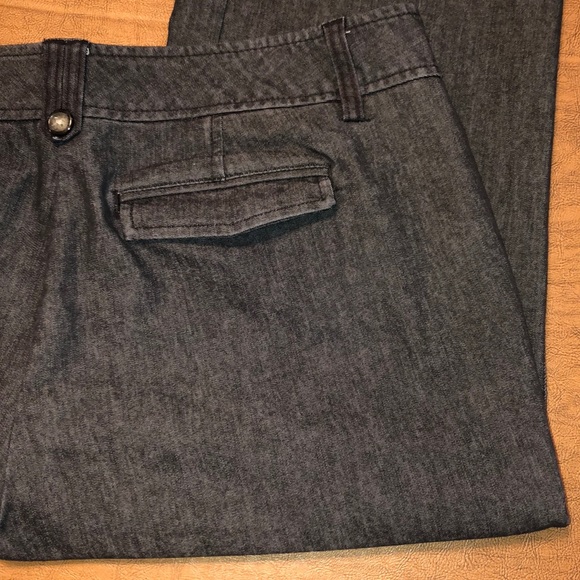 Bass Jeans Bass Heritage Fit Straight Gray Capri Jeans Sz 4 Poshmark